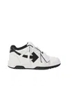 Off-white Out Of Office Arrow-logo Leather Sneakers In Multi