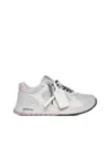 Off-white Kick Off Leather And Mesh Sneakers In 4036