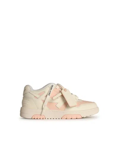 Off-white Laced Sneakers In Beige