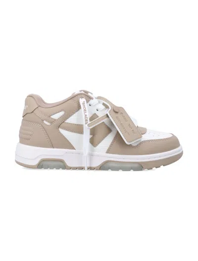Off-white Off White Sneakers Beige In Brown