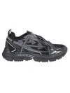 Off-white Odsy-1000 Sneakers In Mesh And Leather In Black