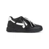 Off-white Black And White M-out Of Office Leather Sneakers In Multi