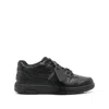 Off-white Out Of Office Leather Sneakers In Black