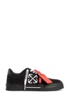 Off-white New Low Vulcanized Canvas Sneakers In Black