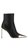 Off-white Allen Key Pointed-toe Ankle Boots In Black