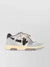 OFF-WHITE SNEAKERS CALF LEATHER SUEDE PANELS