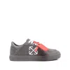 Off-white New Low Vulcanized Lace-up Sneakers In Grey