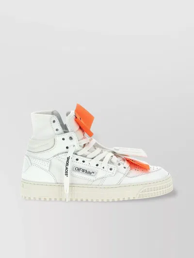OFF-WHITE SNEAKERS HIGH-TOP CONTRAST TAGS