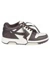 Off-white Our Of Office Arrow-patch Leather Sneakers In Multi