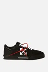 Off-white Vulcanized Canvas Low-top Sneakers In Black