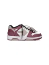 Off-white Out Of Office Tricolor White Burgundy In Multi