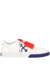 Off-white Arrow-logo Leather Sneakers In Multi