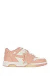 Off-white Slim Out Of Office  Sneakers - Powder/white - Leather In Multi