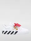 Off-white Vulcanised Leather Sneakers In Weiss