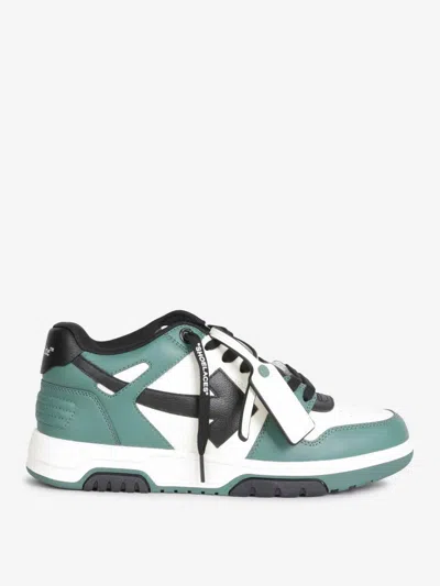 Off-white Out Of Office Sneakers In Green