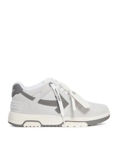 Off-white Sneakers Out Of Office Suede In Gray