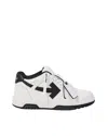 Off-white Out Of Office Arrow-logo Leather Sneakers In White