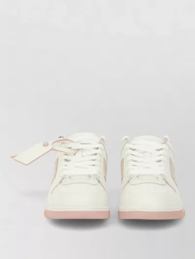 Off-white Sneakers Perforated Toe Contrast Panel Rubber Sole In Multi