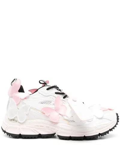 Off-white Sneakers In Pink-white