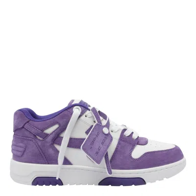 Off-white Sneakers In Purple