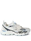 Off-white Mens Blue Other Be Right Back Mesh And Faux-leather Low-top Trainers Eur 41 / 8 Uk In White -li