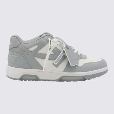 OFF-WHITE OFF-WHITE WHITE AND GREY OUT OF OFFICE SNEAKERS