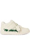 Off-white White/jet Green Out Of Office "for Walking" In Neutral