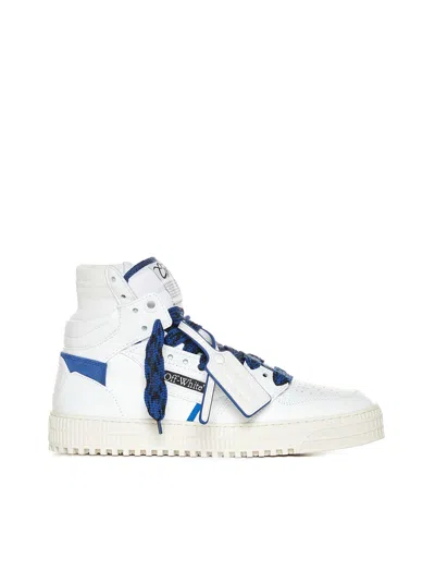 Off-white Sneakers In White Navy Blue
