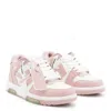 Off-white Out Of Office Leather Sneakers In Pink