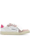 Off-white Court Suede Low-top Rubber Sneakers In White-ro