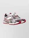 Off-white Sneakers With Mesh Upper And Rubber Sole In Multi