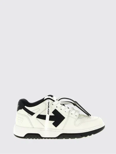 Off-white Leather Sneakers In Multi