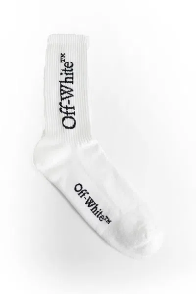 Off-white Socks In Black&white