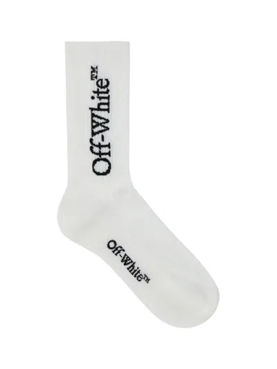 Off-white Socks In White Black