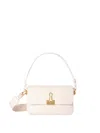 Off-white Mini Soft Binder Shoulder Bag In White