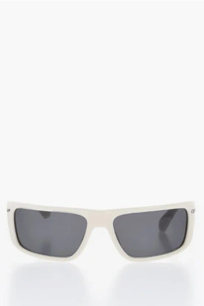 Off-white Solid Color Bologna Biker Sunglasses