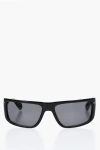 Off-white Solid Color Bologna Sunglasses With Contrasting Logo