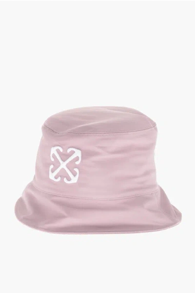 Off-white Arrows-motif Bucket Hat In Pink
