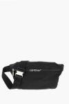 Off-white Solid Color Bum Bag With Contrasting Logo