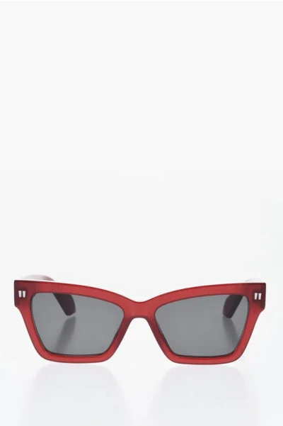 Off-white Solid Color Cincinnati Wayfarer Sunglasses Grösse Unica