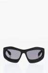 Off-white Solid Color Katoka Sunglasses With Oversized Frame In Black