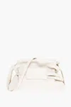 Off-white Zip Tie Leather Crossbody Bag In White