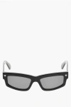 Off-white Solid Color Miramar Rectangular Sunglasses