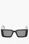 Off-white Solid Color Oversized Savannah Wayfarer Sunglasses