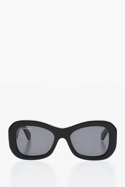 Off-white Solid Color Pablo Sunglasses With Oval Lenses Grösse Unica