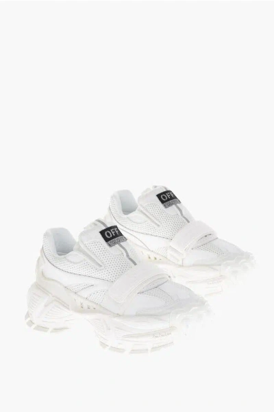Nike Off-White Perforated Slip-Ons Nike x Off White White Fabric Air Presto Low Trainers  main image 4
