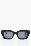 Off-white Solid Color Virgil Sunglasses With Contrasting Arrow Detail In Black