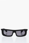 Off-white Solid Color Volcanite Shield Sunglasses