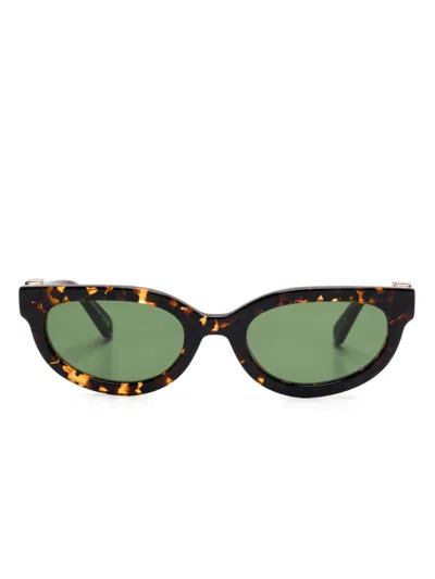 Off-white Sparks Sonnenbrille In Brown