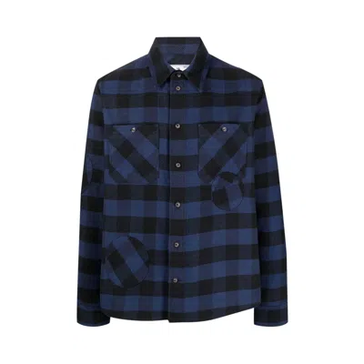 Pre-owned Off-white Special Flannel Shirt 'light Grey' | Men's Size Xs In Gray